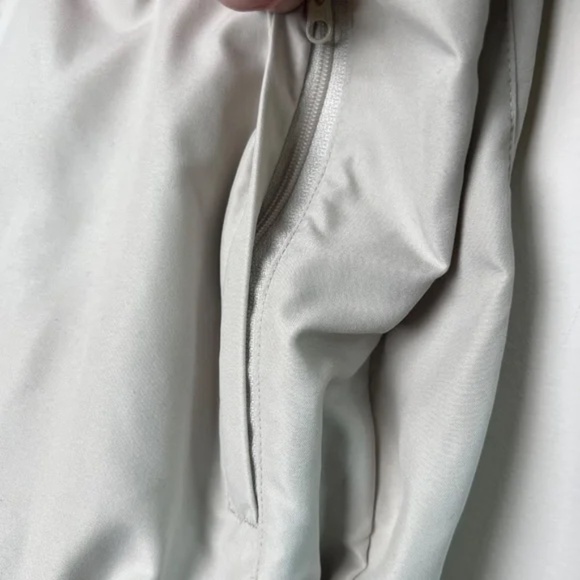 FootJoy Quarter Snap Golf Jacket Beige Men’s Size Medium Henley Pullover Pockets - Picture 5 of 9